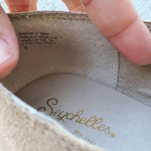 Seychelles Tan Suede Lace-Up Shoes - Picture 8 of 8